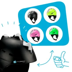 Crazy Safety 140201-04-01 Helmet -Oak Ski Shop crazy safety 140201 04 01 helmet 3